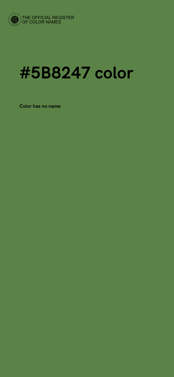 #5B8247 color image