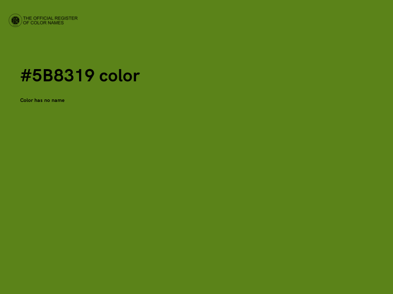 #5B8319 color image