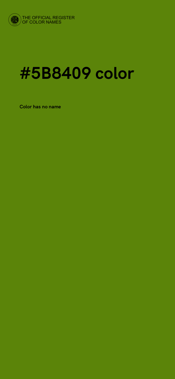 #5B8409 color image