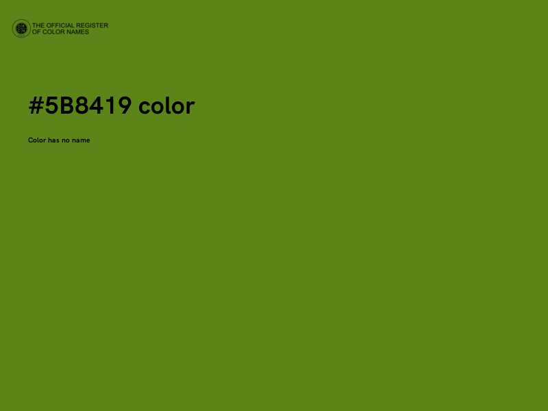 #5B8419 color image