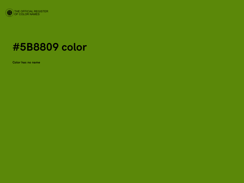 #5B8809 color image
