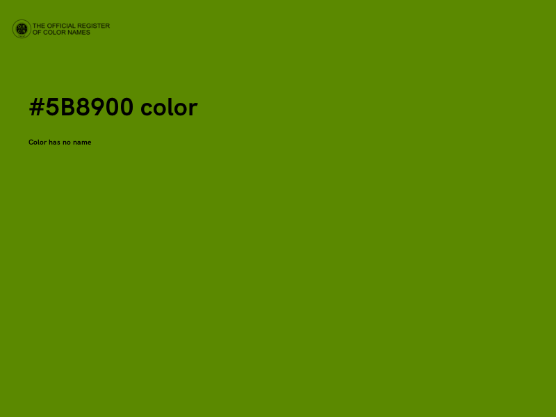 #5B8900 color image