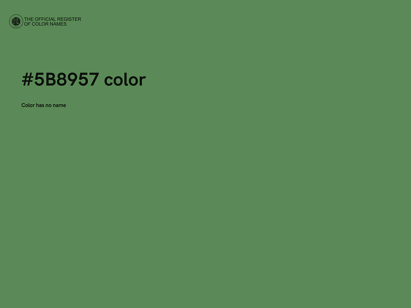 #5B8957 color image