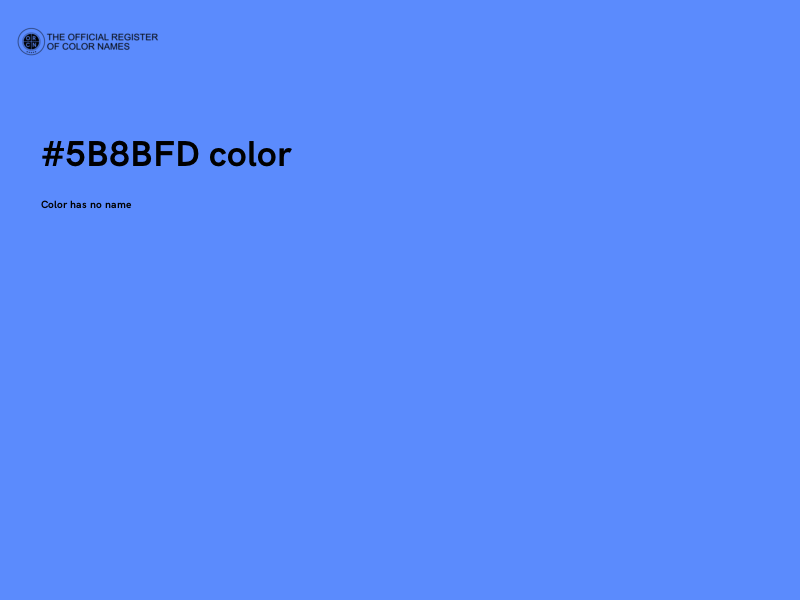 #5B8BFD color image
