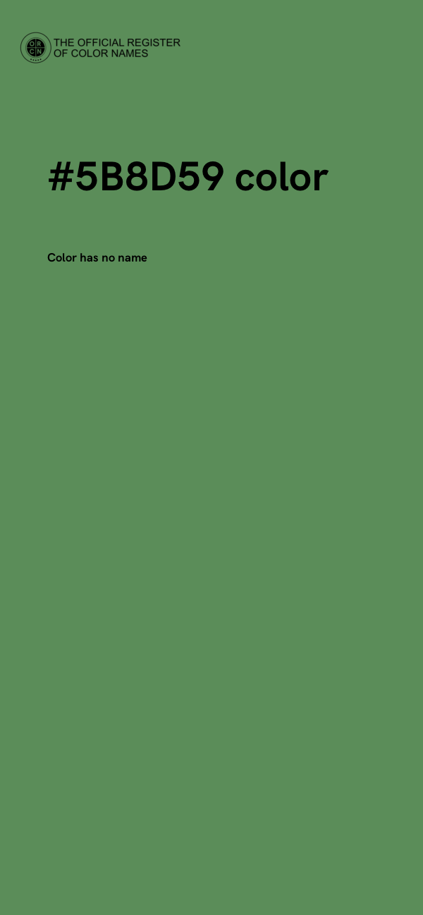 #5B8D59 color image