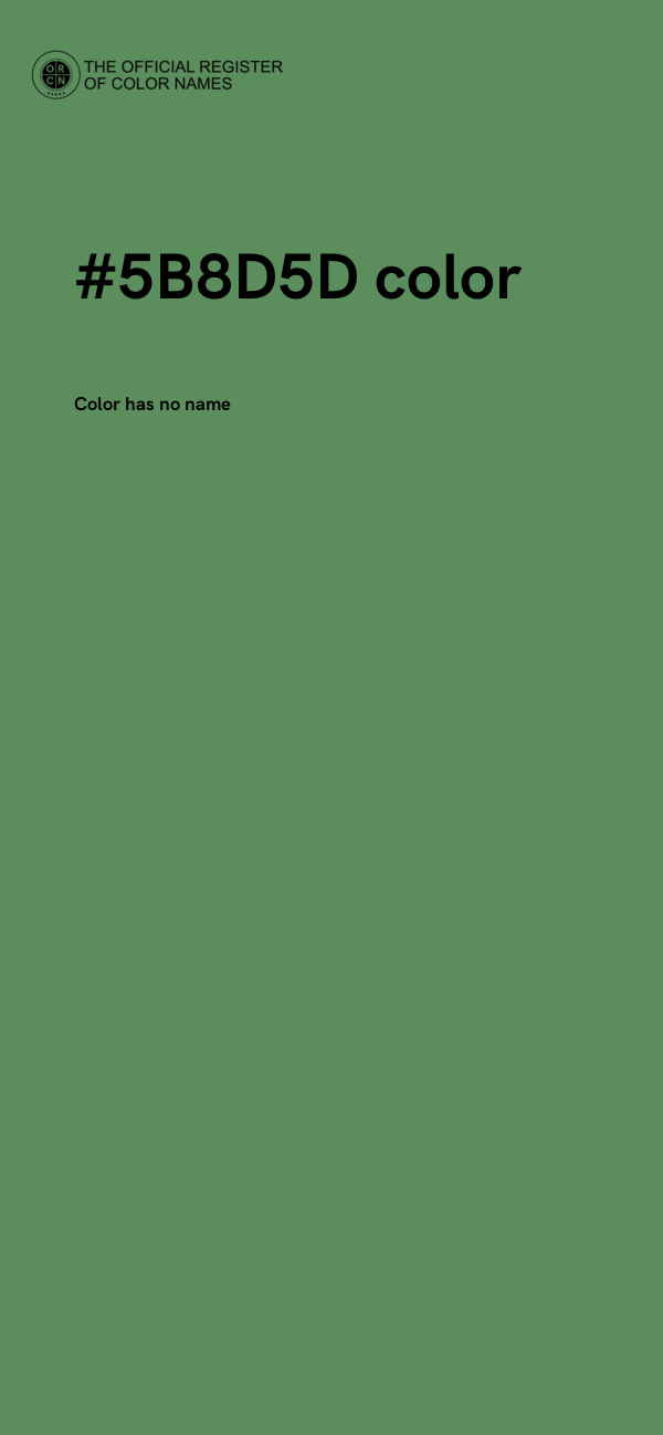 #5B8D5D color image