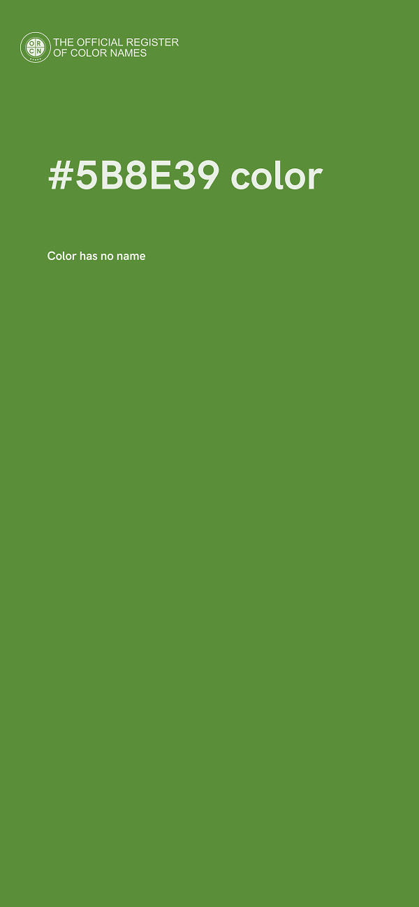 #5B8E39 color image