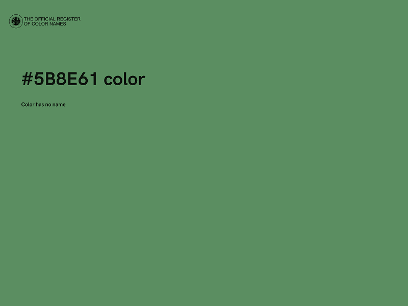 #5B8E61 color image