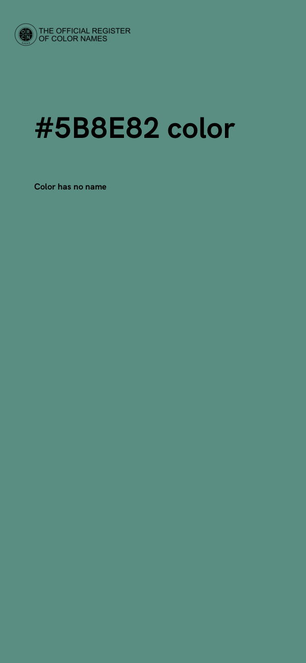 #5B8E82 color image