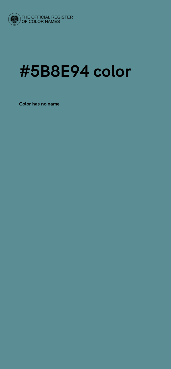 #5B8E94 color image