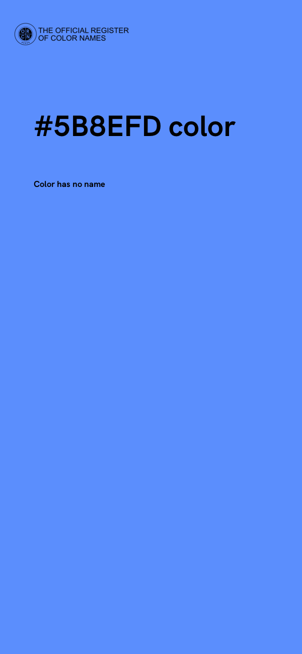 #5B8EFD color image
