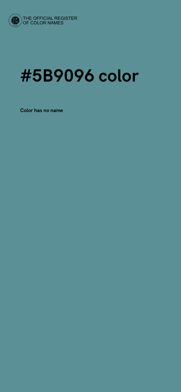#5B9096 color image