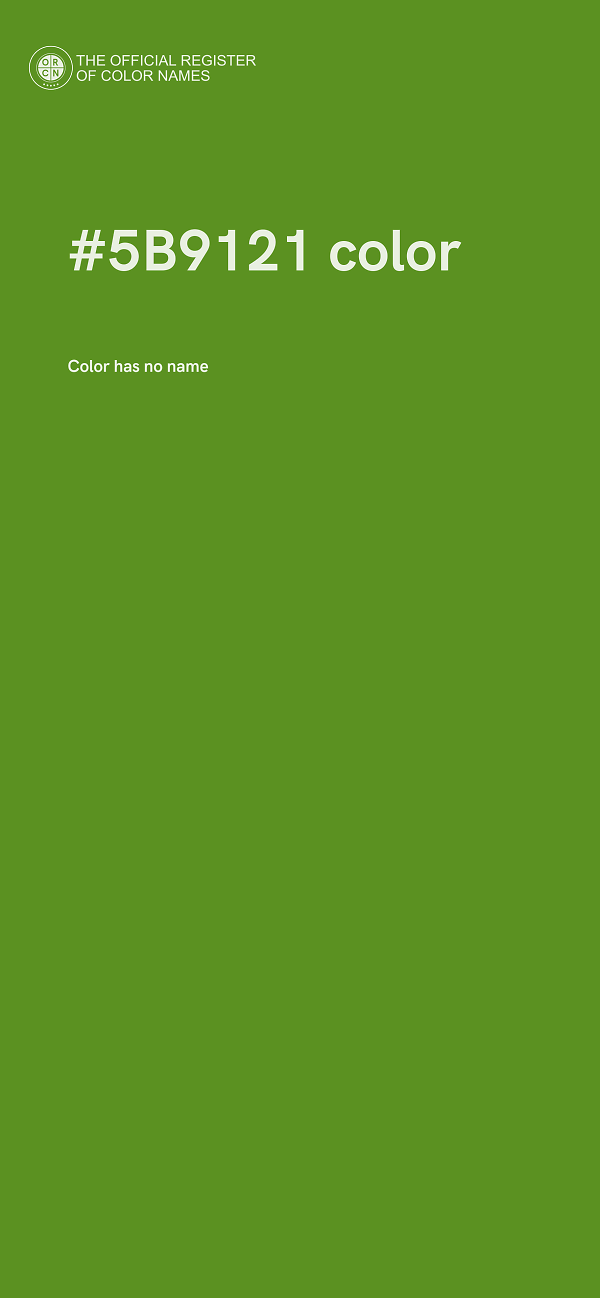#5B9121 color image