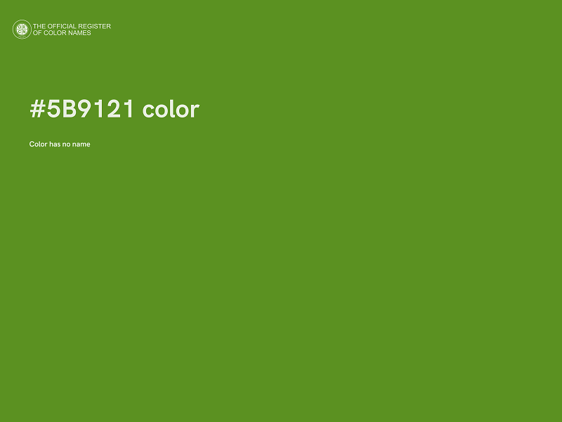 #5B9121 color image