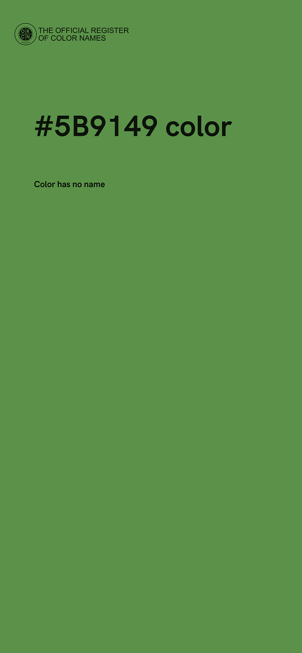 #5B9149 color image