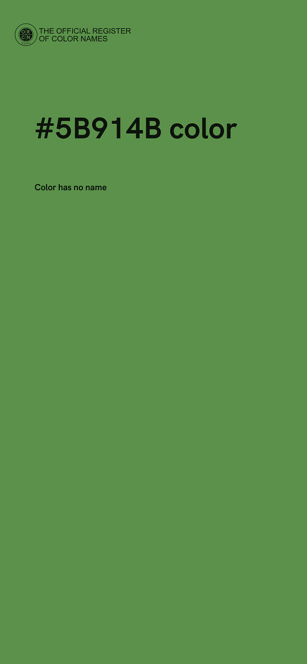 #5B914B color image