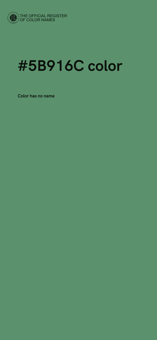 #5B916C color image