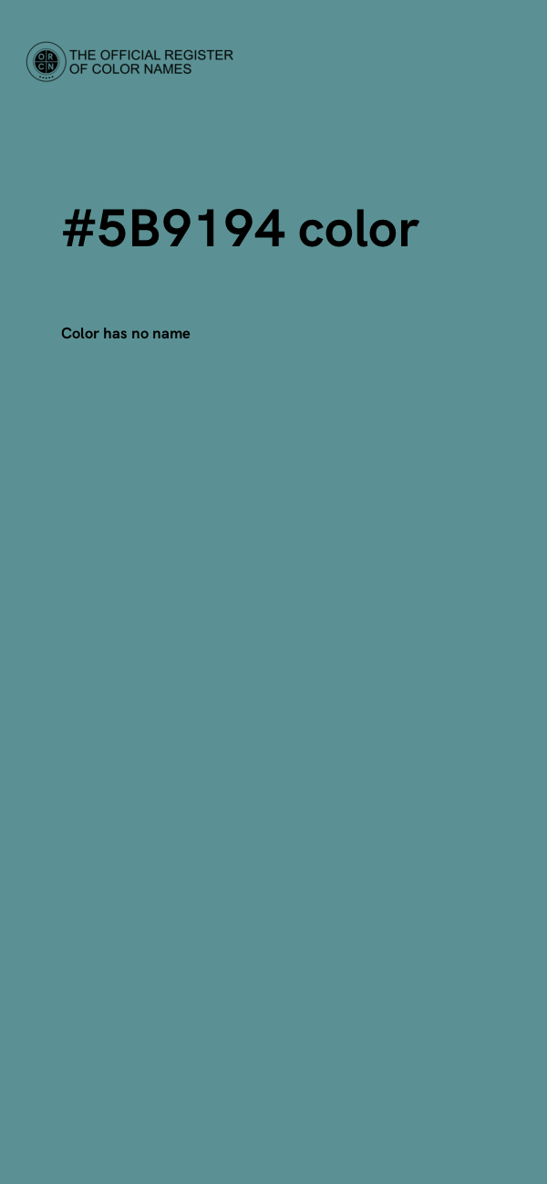 #5B9194 color image