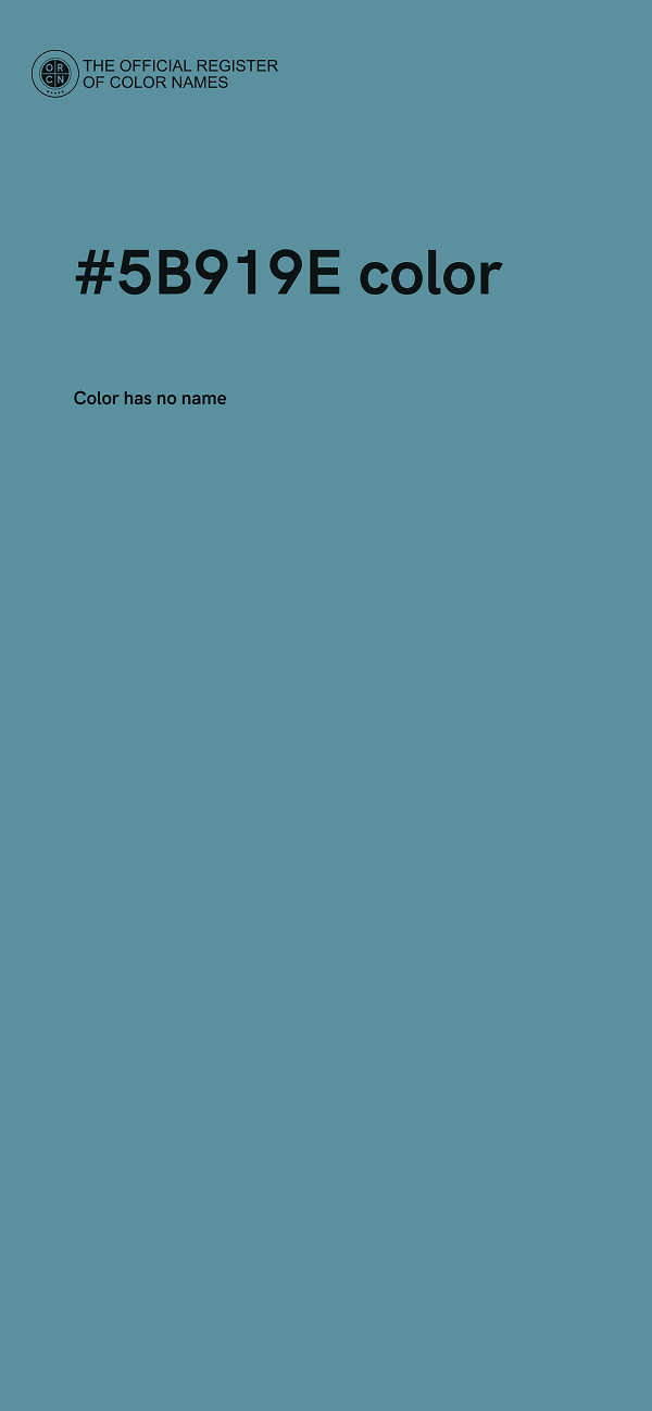 #5B919E color image
