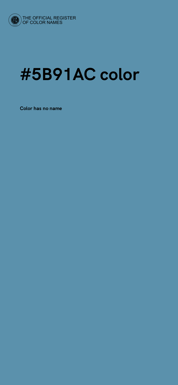 #5B91AC color image