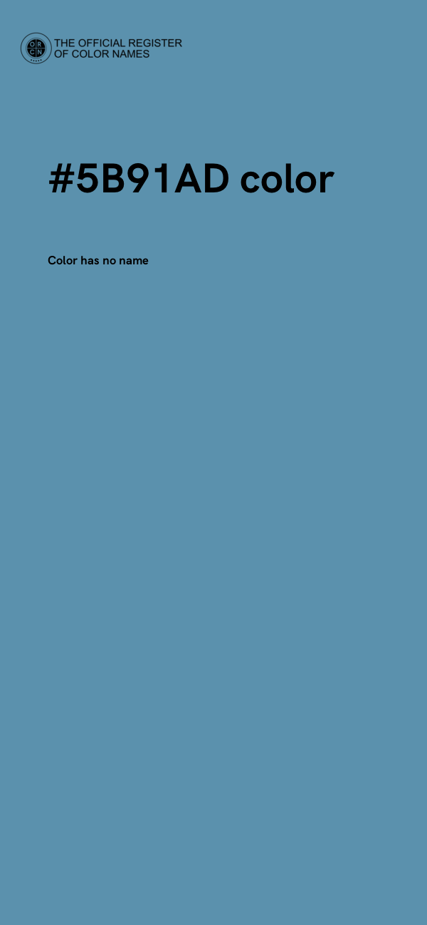 #5B91AD color image