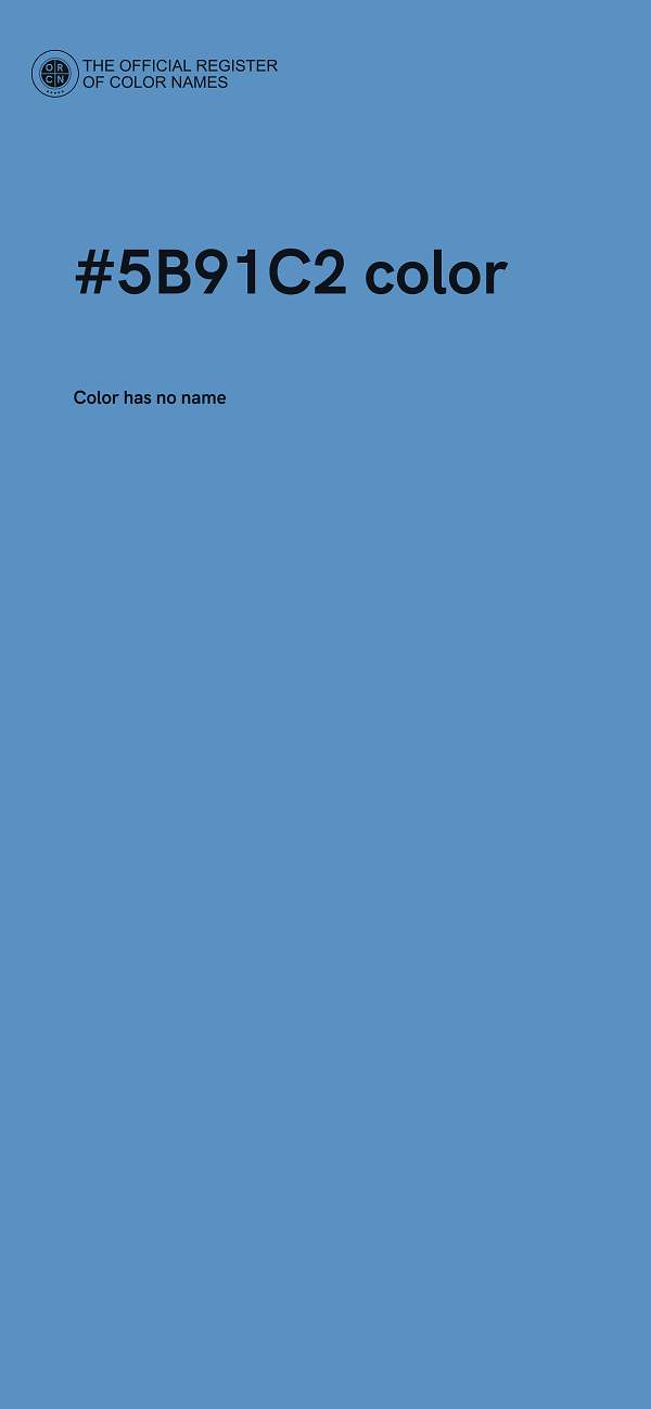 #5B91C2 color image