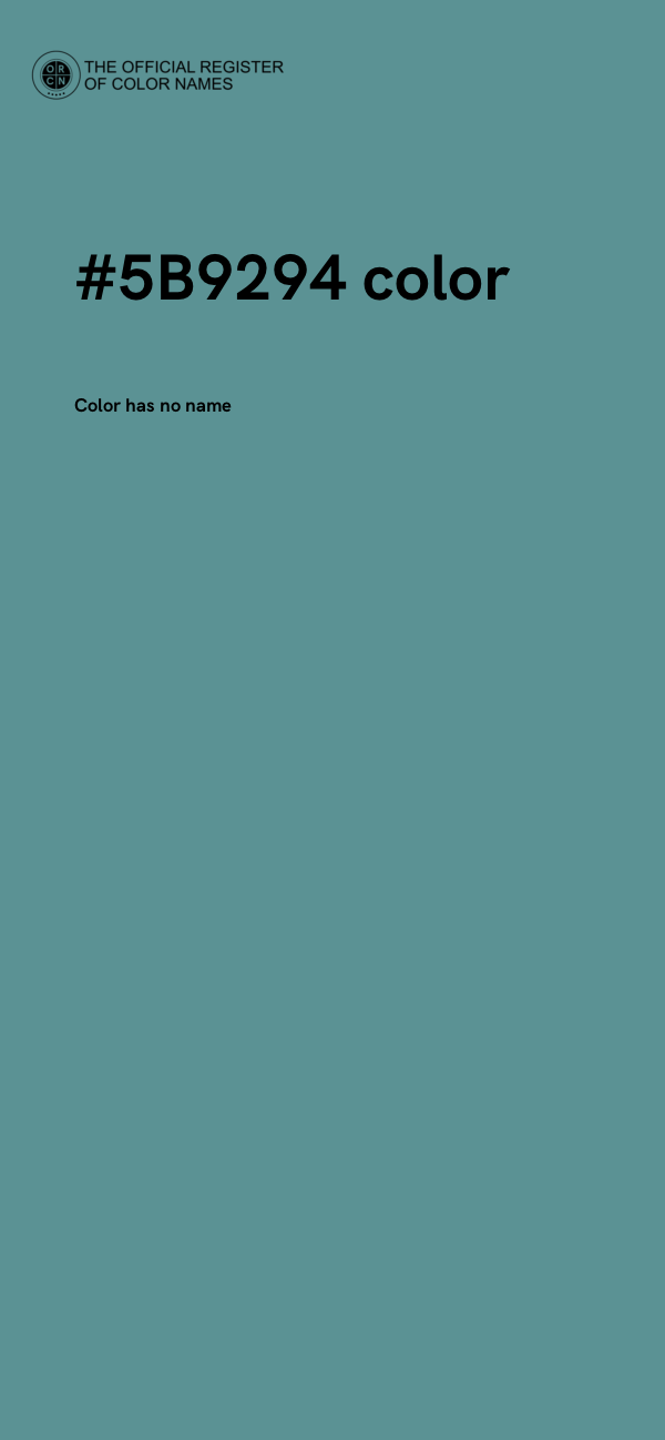 #5B9294 color image
