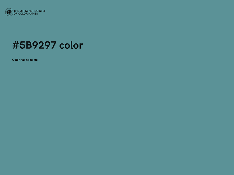 #5B9297 color image