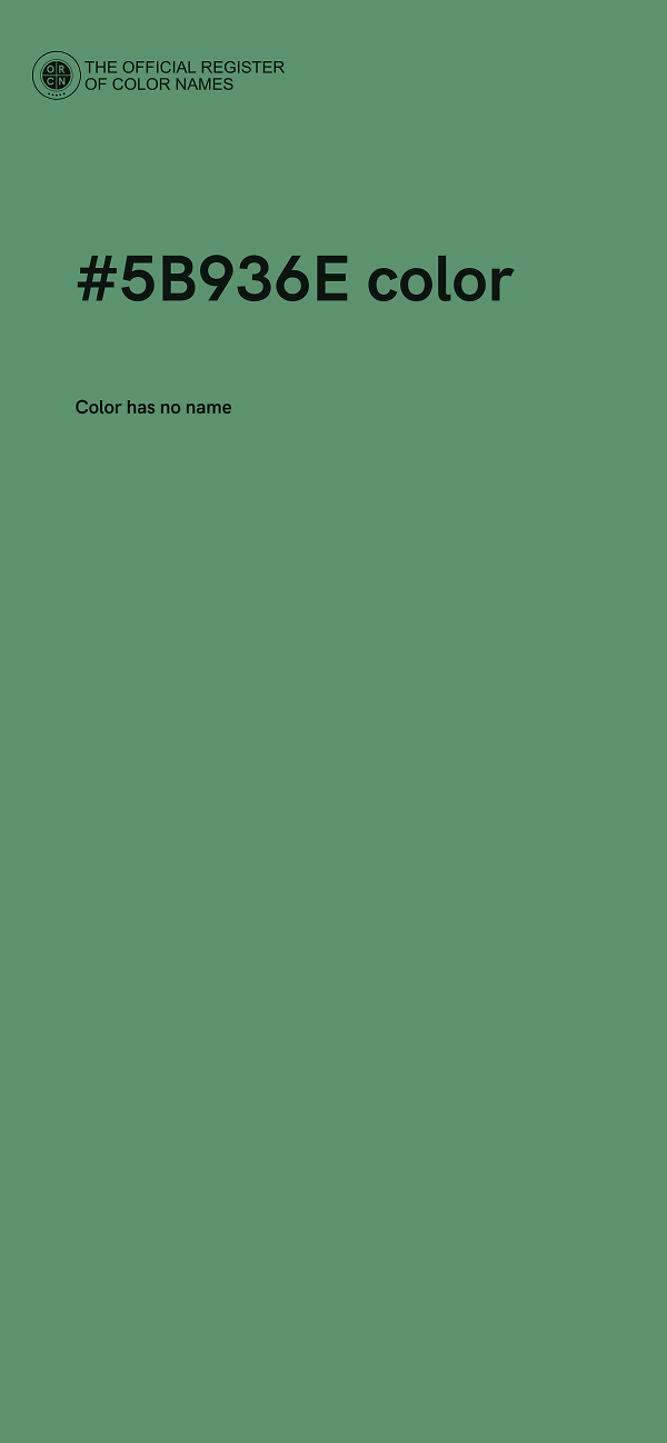 #5B936E color image