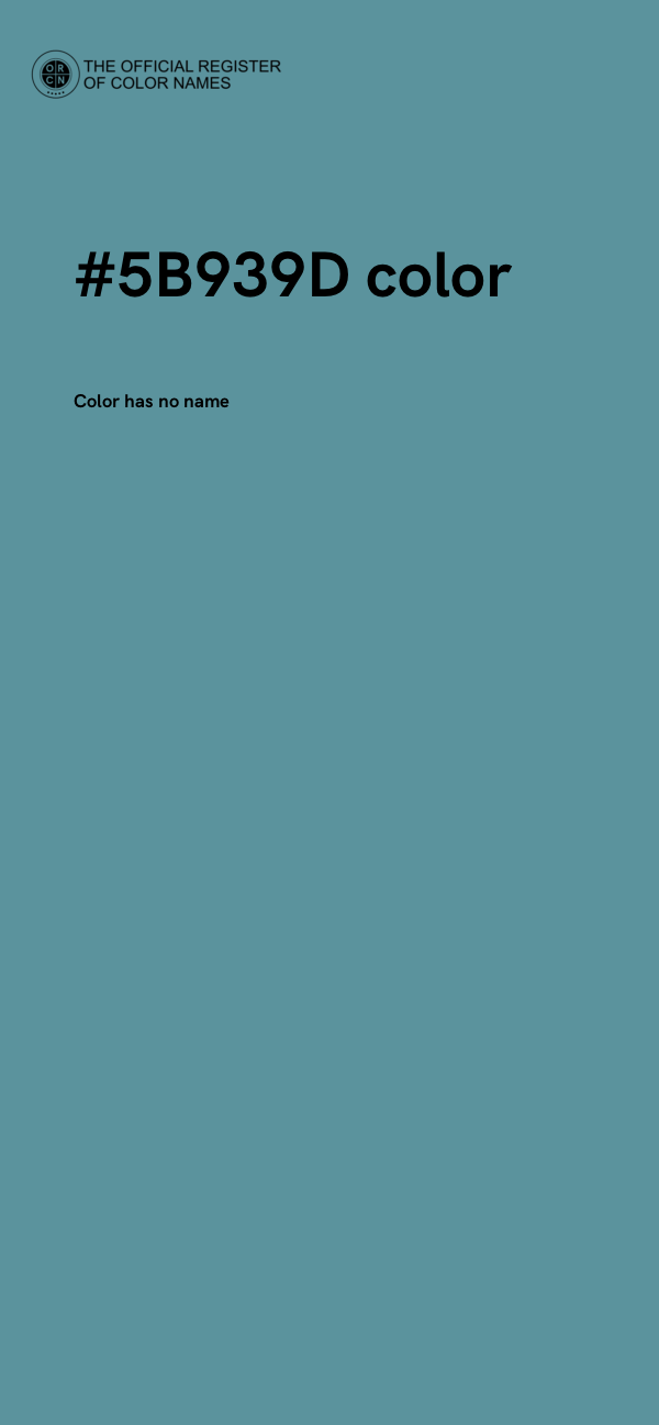 #5B939D color image