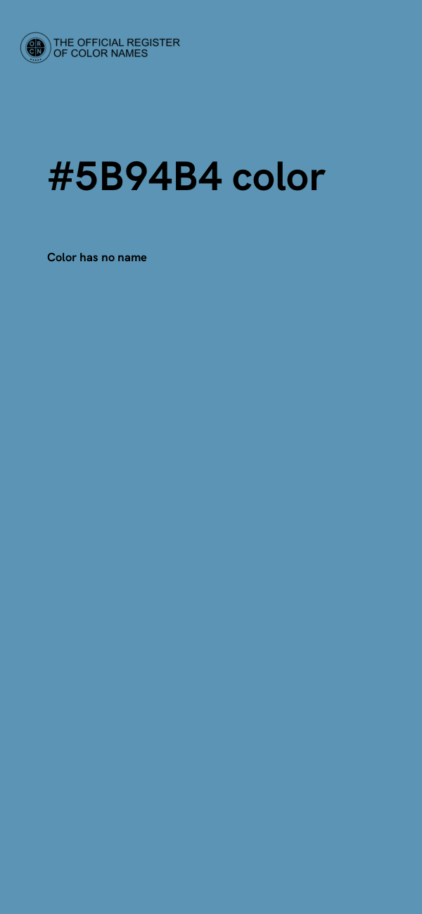 #5B94B4 color image