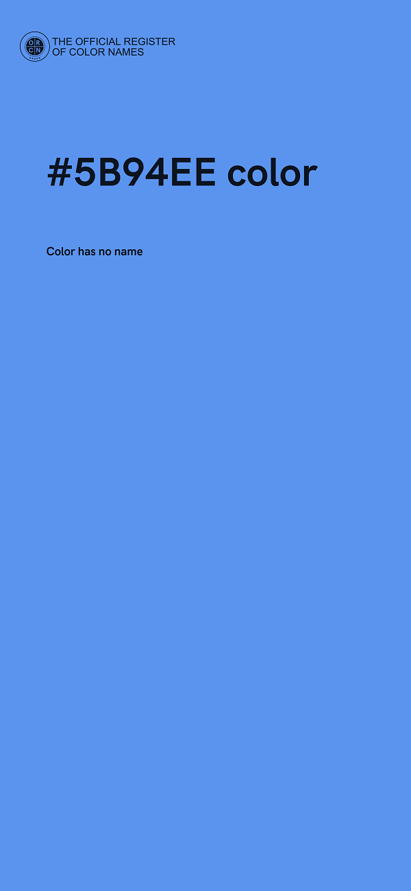 #5B94EE color image