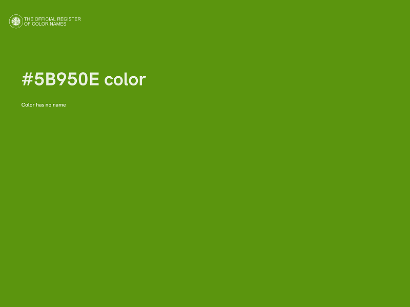 #5B950E color image