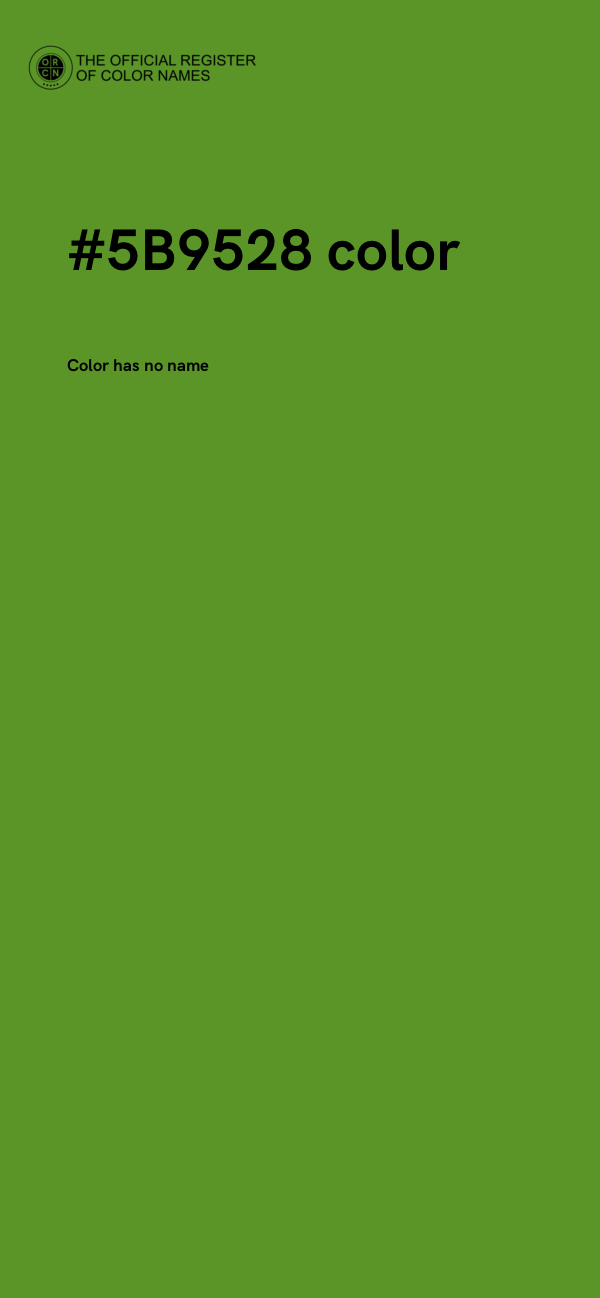 #5B9528 color image
