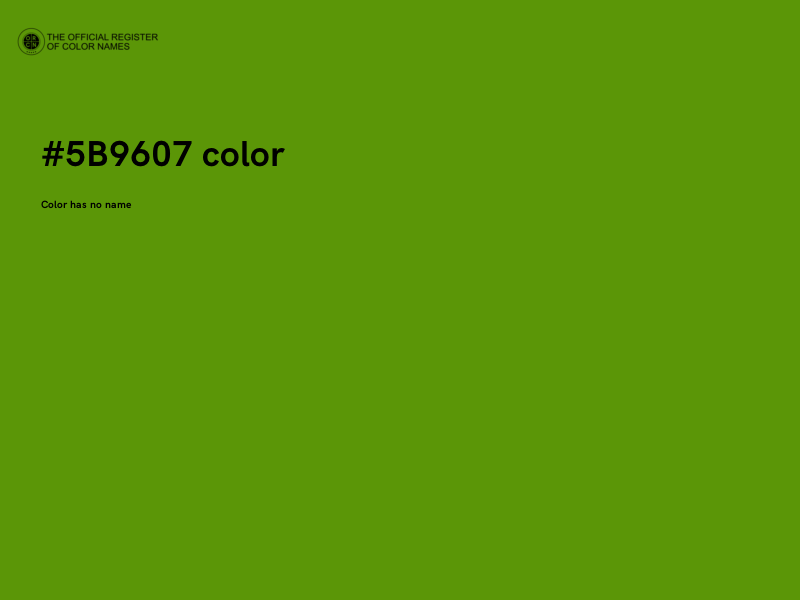 #5B9607 color image