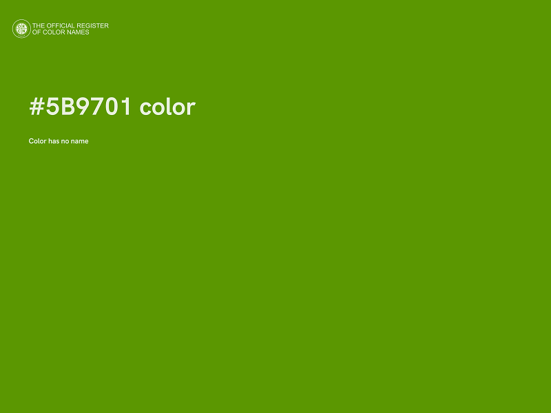 #5B9701 color image