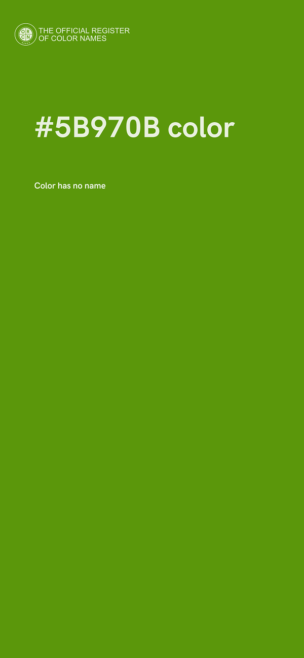 #5B970B color image