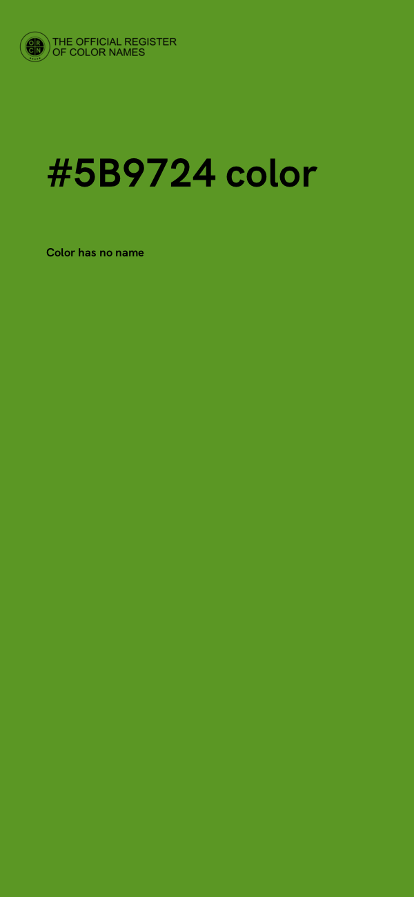 #5B9724 color image