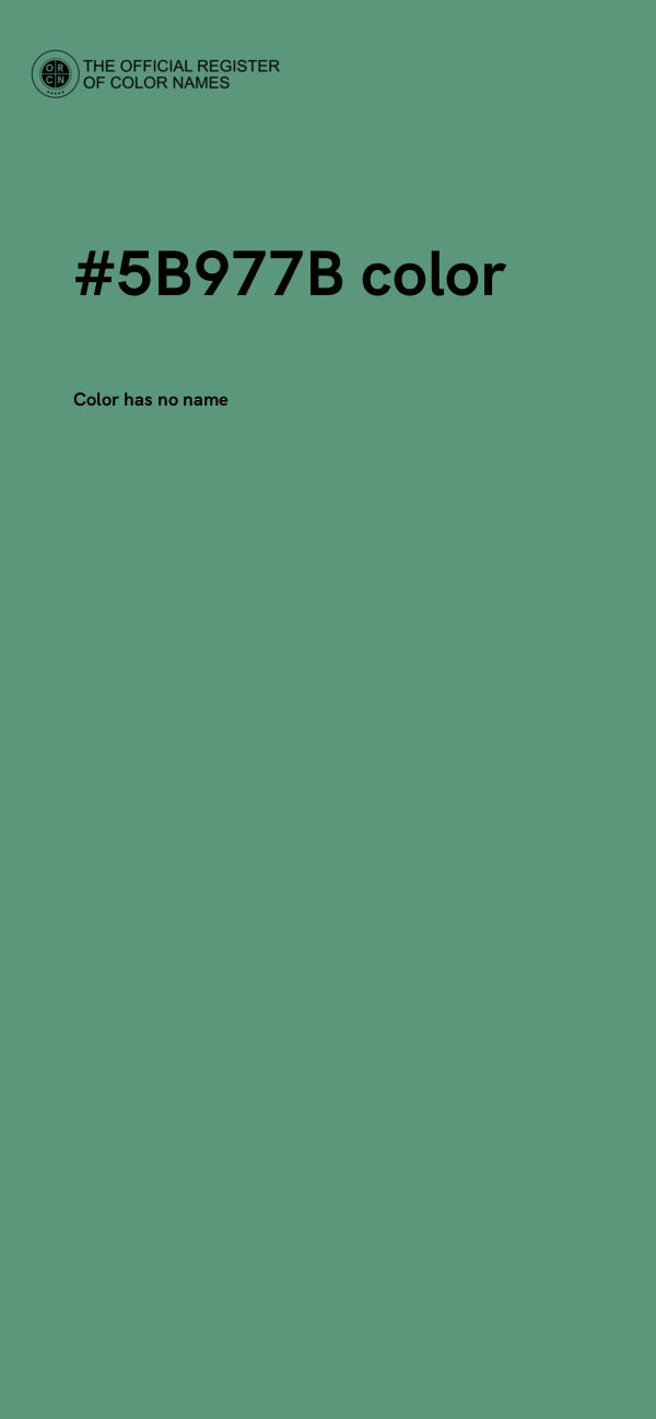 #5B977B color image