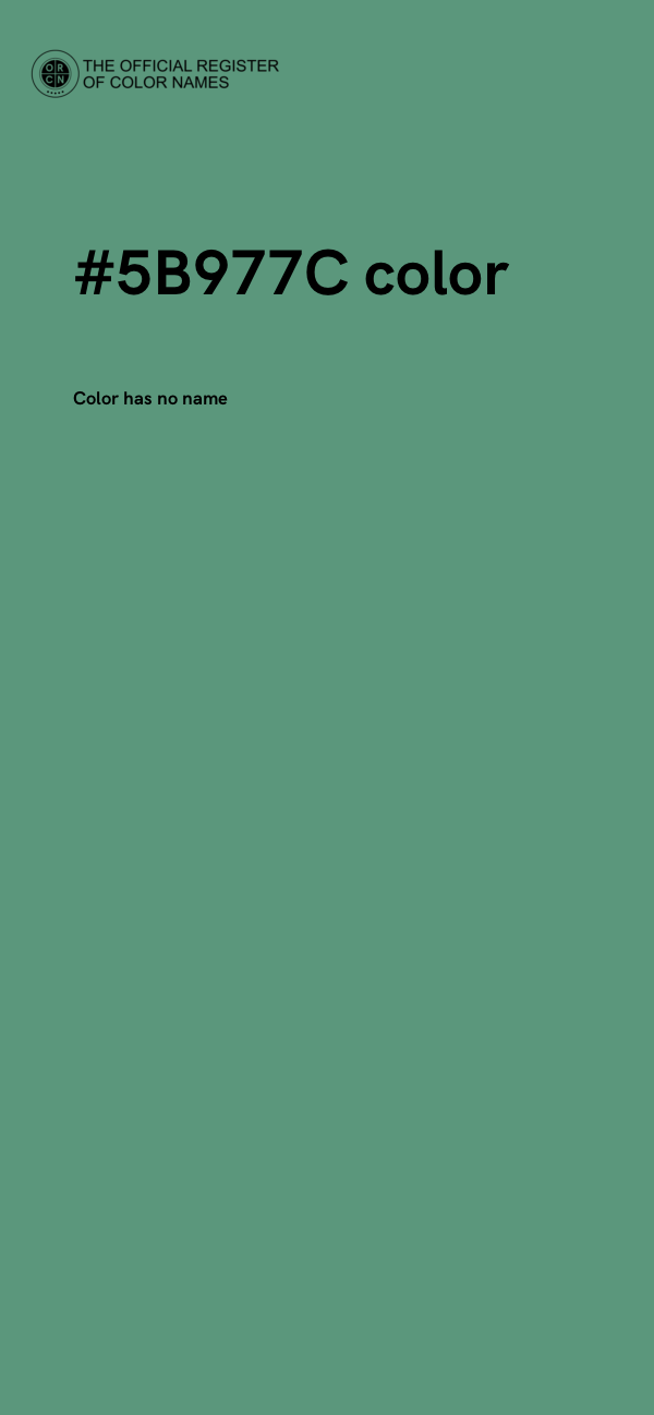 #5B977C color image