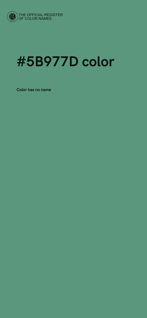 #5B977D color image