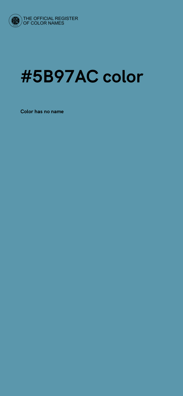 #5B97AC color image