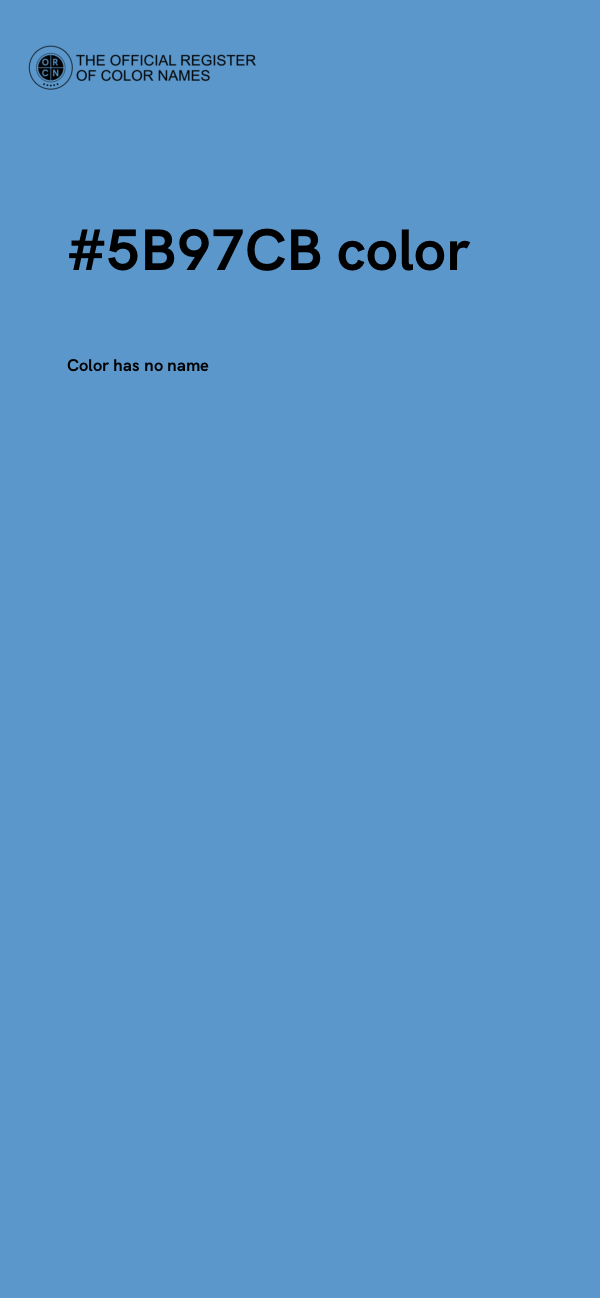 #5B97CB color image