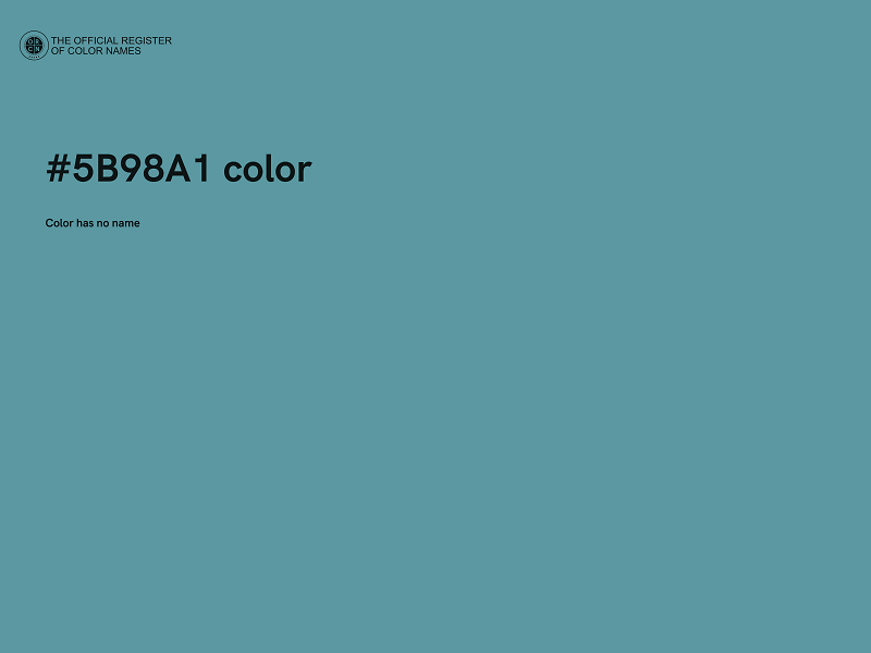 #5B98A1 color image