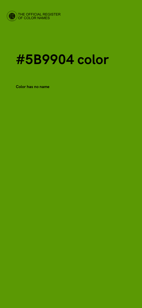 #5B9904 color image