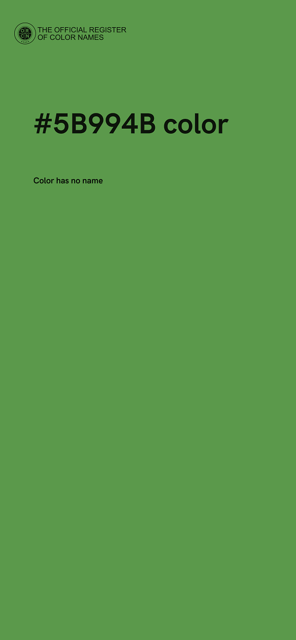 #5B994B color image