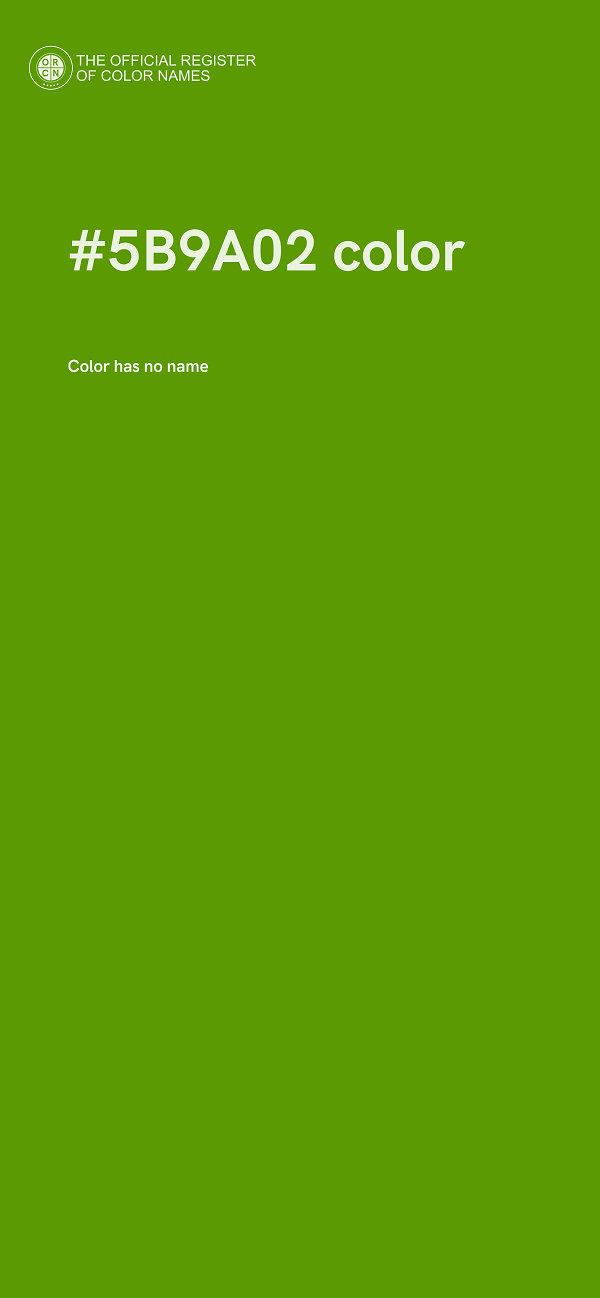 #5B9A02 color image