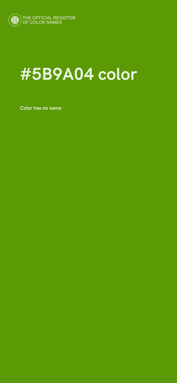 #5B9A04 color image
