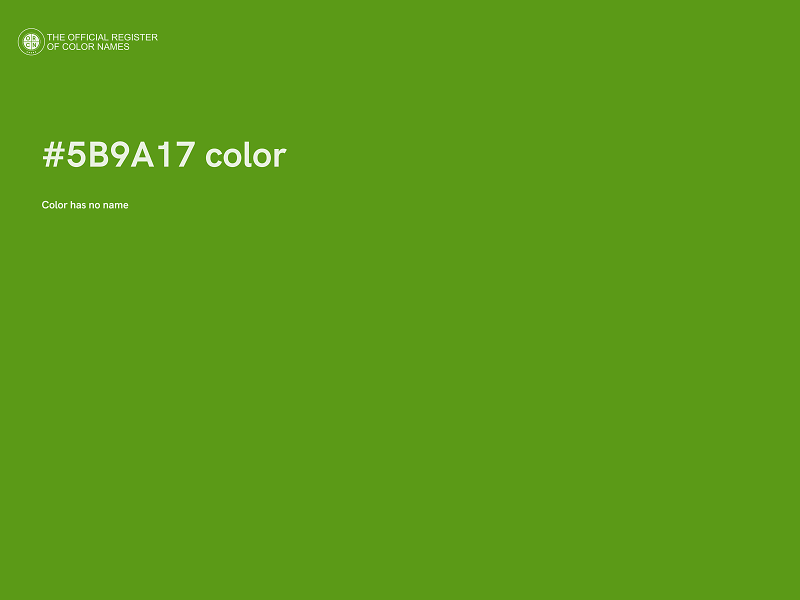 #5B9A17 color image