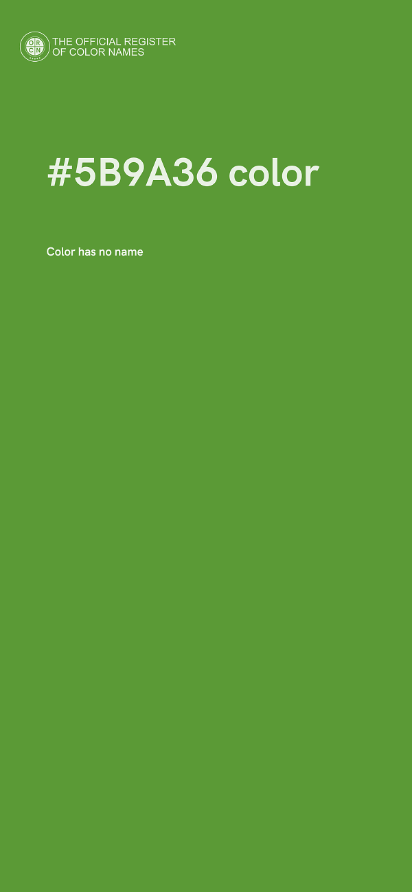 #5B9A36 color image
